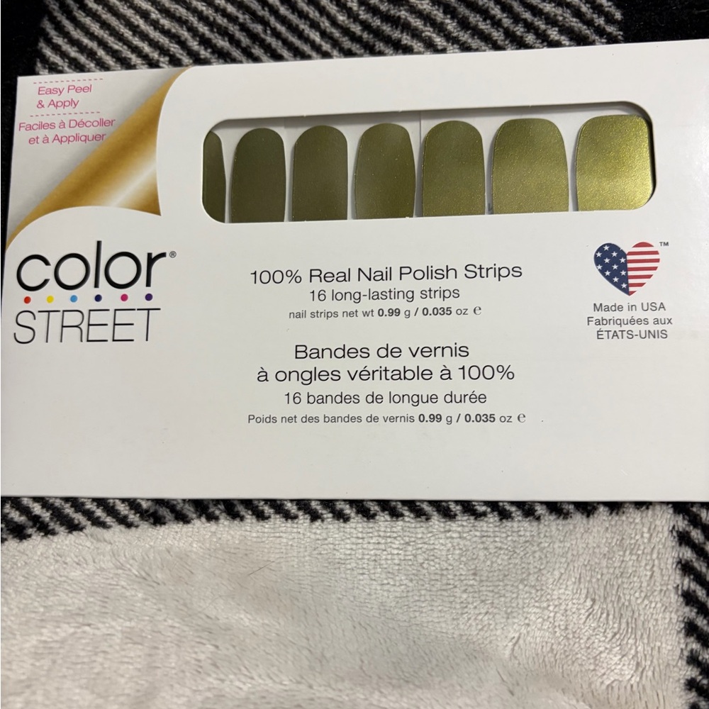 Color Street Green Nail Strips MISS POLARIS